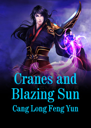Cranes and Blazing Sun